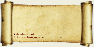 Kristina Bojanović vizit kartica